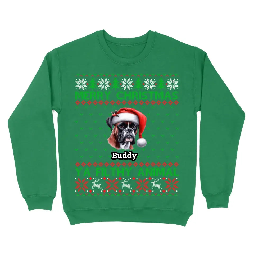 Custom Dog Christmas Sweater