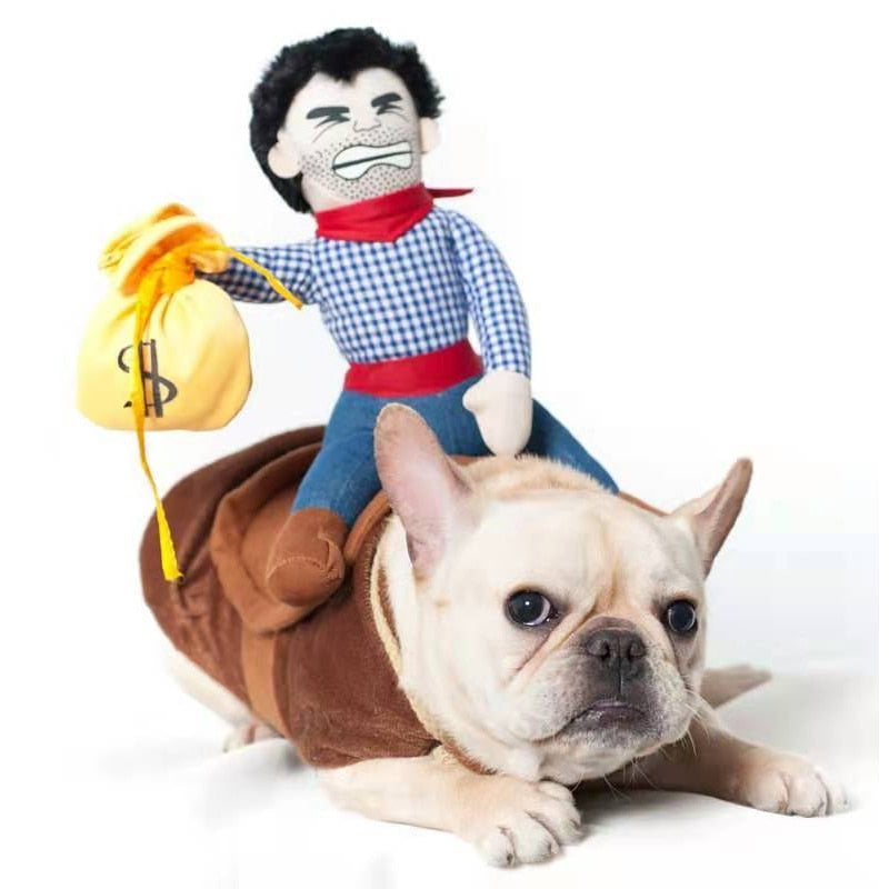 Cowboy Rider Halloween Dog Costume