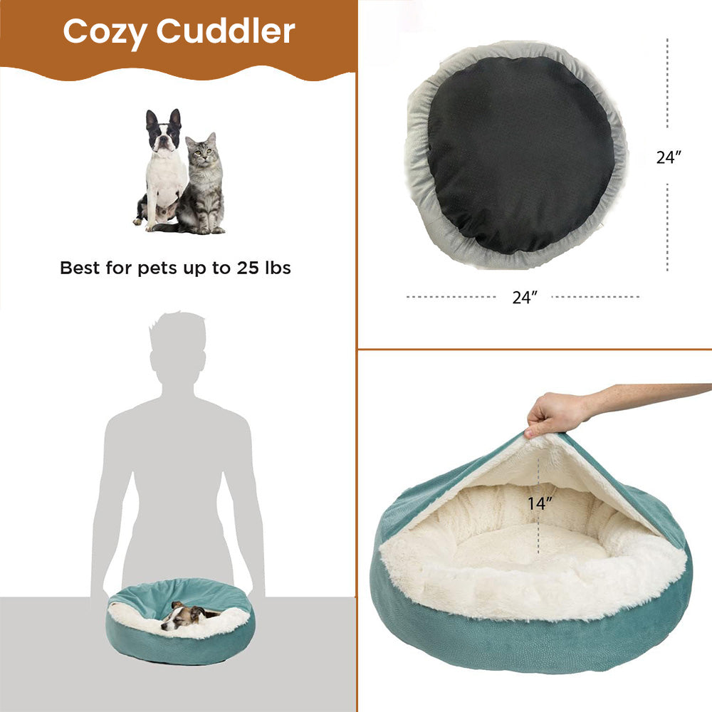 Cozy Dog Cave Bed